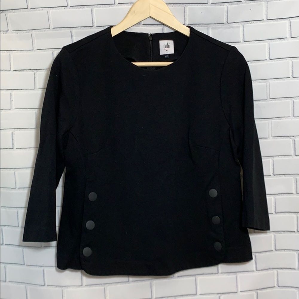Cabi Black Utility Top Style 3232 Size M‎